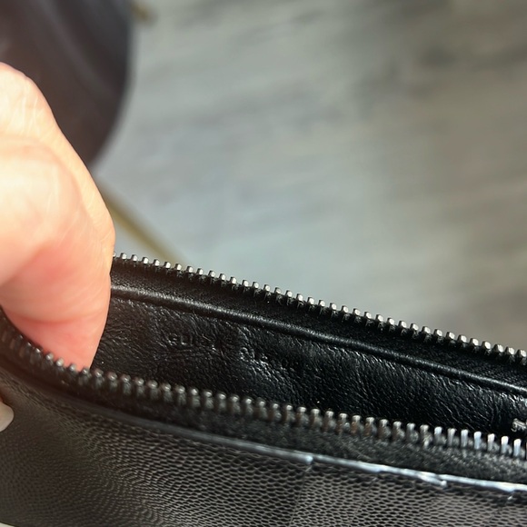 YSL Saint Laurent Black Cassandre Nero Card Holder - Picture 4 of 6